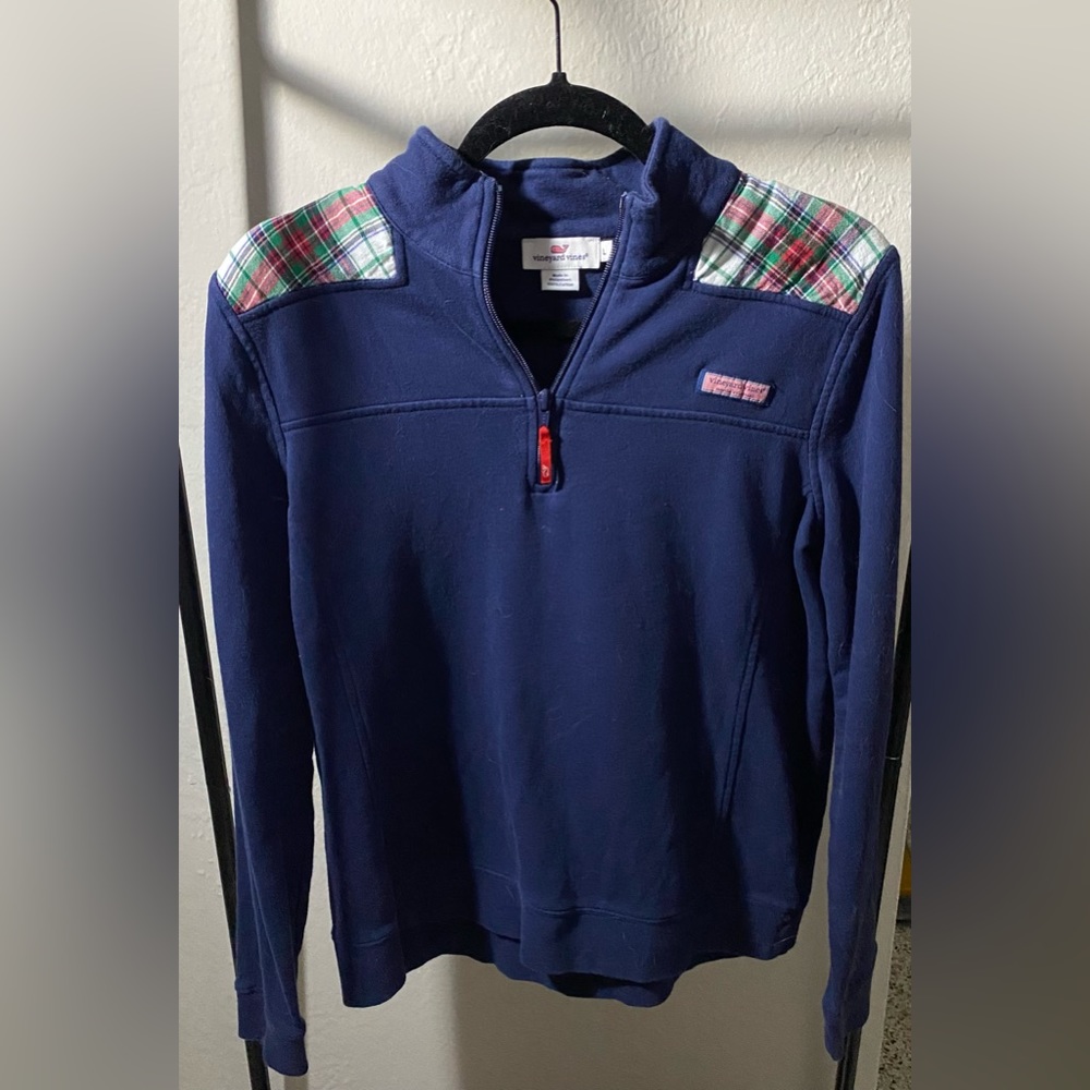 Vineyard Vines Shep Shirt Holiday Plaid, sz LARGE